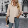 Blusas femininas camisas de damasco para mulher 2024 moda primavera outono topos blusa manga longa casual festa elegante cardigan