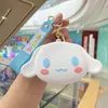 Zero Wallet Schlüsselanhänger Kawaii Kuromi Cinnamoroll Silikon Geldbörse Anime Cartoon My Melody Niedliche Anhänger Geschenke