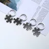 Rings Free Engrave Custom Family Puzzle Piece Keychain Set with for Sister Brother Friendship Personalized Bff Keychains