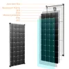 Solar 1200w solar panel system 12v kit complete camping power cell 2000w inverter for battery charger charging Household appliances