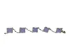 Дизайнерские ювелирные изделия Роскошный браслет-цепочка Vanca Четырехлистный клевер Пять цветочных браслетов Натуральный фиолетовый нефритовый браслет из халцедона Ювелирный подарок для подруги HHN1