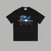 2024 Yeni Erkek Tasarımcı T Shirt Erkek Kadın Siyah Tshirt Erkek Gömlek Baskılı Kısa Kollu Marka Gömlek Oynat Basketbol Tees Street Giyim Giyim G1