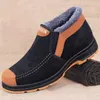 Bottes hommes coton chaussures hiver mode sans lacet neige confortable peluche chaud cheville Botas extérieur baskets Zapatos Hombre