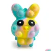 減圧おもちゃフィジェットおもちゃウサギのプッシュバブルは、ボーイガールキッズのためのイースターバニーギフトをスクイーズしますadtsベントドロップ配信