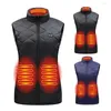 Gilet da donna Elegante gilet riscaldante Tessuto impermeabile Abbottonatura con cerniera Antigelo elettrico sicuro