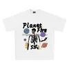 メンズTシャツメンズTシャツ特大コットンSKLSグラフィックゴシックY2Kトップスティーズストリートウェア韓国ファッションポーバーヴィンテージ美学