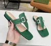 designer sandaal blondie string sandalen slipper luxe vrouwen platte pantoffels schoenplatform verdubbelt g slide sandaal schoenen