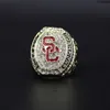 Anel comemorativo Sy3e Designer Anéis Ncaa 2017 Usc University of Southern California Championship Ring Tbyz Tfel