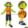 Bonecas de pelúcia P 60cm Grande Jeffy Puppet Hat Jogo Brinquedo Dos Desenhos Animados Feebee Cantor Zombie Torta de Mão Boneca Pai-Filho Família Drop Delivery Brinquedos Dhlaj