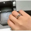 Band Rings Brand Designer Three Zircon Hollow Charm Wedding Ring for Women Jewelry Party Gift H24227