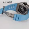 Высококачественные наручные часы Наручные часы для отдыха RM Watch RM030 Автоматические механические часы RM030 Мужские часы из титанового сплава Дата Полый запас хода Автоматический