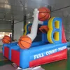 Großhandel Outdoor-Aktivitäten, hohe Qualität, 5 x 3 x 3,5 mH (16,5 x 10 x 11,5 Fuß), mit Gebläse, aufblasbares Basketballspiel, Basketballkorb-Wurf-Karnevalsspiel