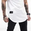 T-shirt da uomo Uomo Estate Moda Fitness T-shirt Palestra Sport Running Patchwork Maniche corte Camicia Bodybuilding traspirante T-shirt Uomo Abbigliamento T240227