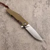 Sonderangebot A2292 Flipper-Klappmesser 8Cr13Mov Satin-Klinge mit gerader Spitze G10 mit Stahlblechgriff Outdoor-Kugellager Schnell zu öffnende EDC-Ordnermesser