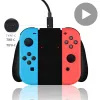 Ladegeräte Ladestation Griff für Nintendo Nintend Switch Joy Con Joycon Ladegerät Controller Nintendoswitch Joyicon Steuerung Zubehör Basis