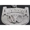 Anpassad kubansk sier topp Moissanite med GRA Pass Diamond Test Elephant Animal Pendant Jewelry