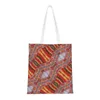 Sacos de compras Kawaii Kabyle Patterns Tote Bag Reutilizável Amazigh Tapete Berber Canvas Mercearia Shopper Ombro