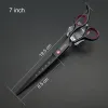 Outils Ciseaux de coiffure professionnels 5.5 "6" 7 "ciseaux de coupe de fil laser + ensemble de ciseaux amincissants ciseaux de coiffeur + kits + peigne/rasoir