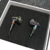 Earphones New Arrival SENFER PT15 In Ear Flat Head Earphone Earburd Graphene Dynamic Driver Unit HIFI Earplug With MMCX Interface