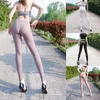 Calcinha feminina sexy sheer yoga leggings ver através de calças super stretchy calças confortáveis respirável magro ajuste sensual collants