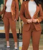 Blazer Womens Suits Eleganckie spodnie długie rękawowe płaszcz Solidny kolor mody wszechstronny, swobodny zestaw letni ubrania Y2K 240227