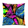 Pillow Modern Decoration Home Throw Covers Square 45x45 Stripes Plaids Cover Print Living Room E0047