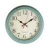 Zegar ścienny 12-calowe zaokrąglone zegar kryta w klimatyzacji wiszący cichy, nie obcinający 12 cali do dekoracji domowej łatwy do odczytania