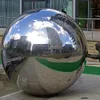 wholesale Dazzling Giant Outdoor Silvery Inflatable Mirror Ball For Disco Party Decoration 50cm 2.5meter Inflatable Mirror Spheres with air pump free ship