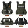 Men Professional Life Jacket Buoyancy Suit Portable Fishing Vests Multi-Pockets Waterproof Sea Fishing Adjustable Vest 240219