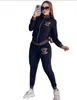 Women's Tracksuits Men's Tracksuits Luxury brand Casual sports Suit 2 Piece Set designer Women's set Q6161