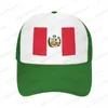 Baretten PERU VLAG Mesh Baseball Cap Zomer Outdoor Mannen Vrouwen Mode Sport Hoeden Hip Hop Trucker