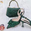 Scarpe eleganti QSGFC Nigeria Tendenza moda pesca Punta con tacco basso Indossare comode squisite donne eleganti con tacco alto