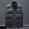 Gilet in vera piuma d'oca di lusso per abbigliamento sportivo da uomo e da donna, giacca ampia, alla moda e alla moda Hqgri