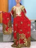 Ubrania etniczne afrykańskie bawełniane sukienki dla kobiet Dubaj Kwiki Klorowe Krótkie rękawy luźne femme szatę muzułmańską bubo ubrania z hidżabami
