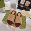 2024 Nouvelle designer femmes sandales hommes slipper 10a dame féminin plate-forme diapositive sandale diapositive d'été tongs de luxe mode de luxe sandales au fond épais avec boîte