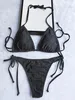 Kvinnor bikinis set bur sexig klar rem form baddräkter designers damer baddräkt mode strandkläder sommarkläder Kvinnor Swimears S-XL 914