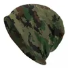 Berets Black And Green Camo Beanie Hats Woodland Camouflage Knitting Hat Hippie Warm Men Caps Winter Retro Bonnet Birthday Gift