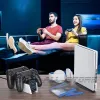 Laddare PS4 Slim Pro Controller Charger Fast Charging Dock Station LED -indikator för Sony PlayStation 4 Play Station 4 PS 4 Gamepad
