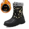 Buty Wysokie mody kobiety zimowe termalne wygodne stroiki stóp do noszenia na zewnątrz buty trekkingowe