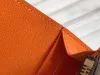 NUOVO PORTAMONETE ROSALIE di alta qualità mini pochette portafoglio corto portafogli da donna compatti portacarte portamonete compatti di design di lusso in pelle esotica con scatola
