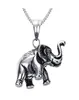 Collier avec pendentif éléphant Vintage en acier inoxydable, chaîne porte-bonheur, Animal Vintage, 9027032