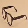 Toute nouvelle marque de lunettes de créateurs montures de lunettes Lemtosh monture Johnny Deppuality ronde hommes myopie en option 1915 avec Case255j