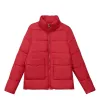 Парки 2023, осенне-зимнее пальто, женское свободное короткое пальто, парка, пальто, черная, красная куртка на хлопковой подкладке, женская уличная одежда, верхняя одежда