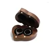 Jewelry Pouches Unique Engagement Ring Box For Proposal Wooden Men 066C