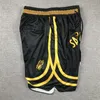 Basketball Shorts Sanfrancisco City Black Running Sports Clothes with Zipper Pockets Size S-XXL Mix Match Order High Quality Ed