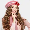Berets Girls Geschenken Wool Hoed Vrouwelijke vrouwen Winter Hall Hats ouder-kind Cap Artist Caps voor