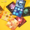 Shadow Docolor Gemstone Eyeshadow Palette 9 Färger Shadow Palette Naked Smokey Glitter Cream Colorful Powder Blandbar vattentät