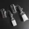 Quartz Enail قاع سميك 4 ملم مع خطاف الكوارتز الكوارتز banger Fit 16mm 20mm لفائف التسخين 10mm 14mm 18mm 90 درجة لبونغ ZZ