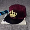 Boll Caps Fashion Summer Crown European Mens Baseball Hat Womens Casual Bone Hip Hop Snap Hat Sun Hat J240226