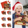 Puzzels Adventskalender 2023 Kerstlegpuzzels 24 dagen Kerstmis Countdown Legpuzzel Adventskalender 1008 stukjes KerstmisL2403